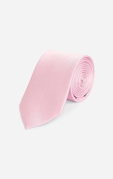 Pink Twill Tie
